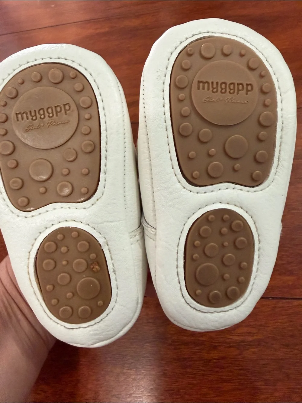 Infant Bow Strap Dress Shoes in White Size 12-18M